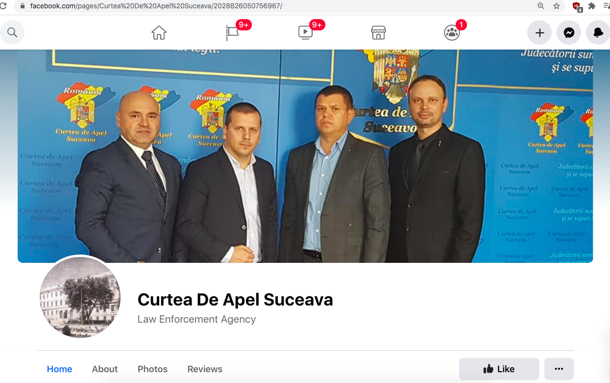 Pagină de check-in generată automat de Facebook, reclamată penal de Curtea de Apel Suceava pentru „fals informatic”