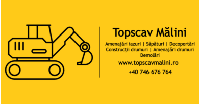 Topscav Mălini – Servicii de excavări, amenajări iazuri, decopertări și multe altele – +40 746 676 764